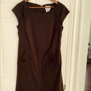 Knee length cap sleeve dress 🤎🤎